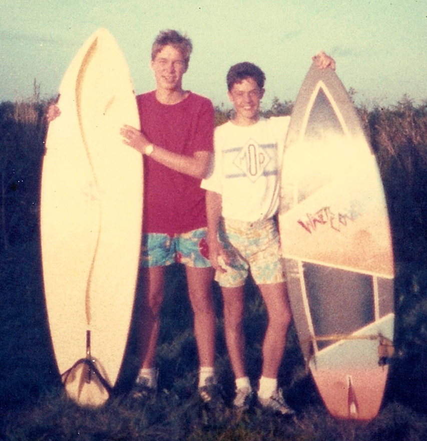 1986 Fluro and first two boards I owned