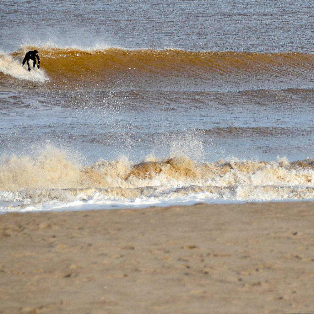 Mid Winter Lincolnshire Surfing