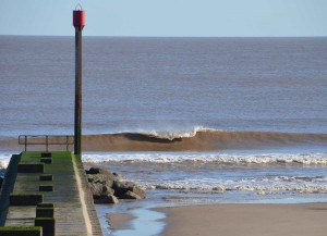 Lincolnshire winter surfing at it's finest