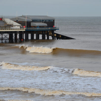 Norfolk Pier Surfing Showpiece